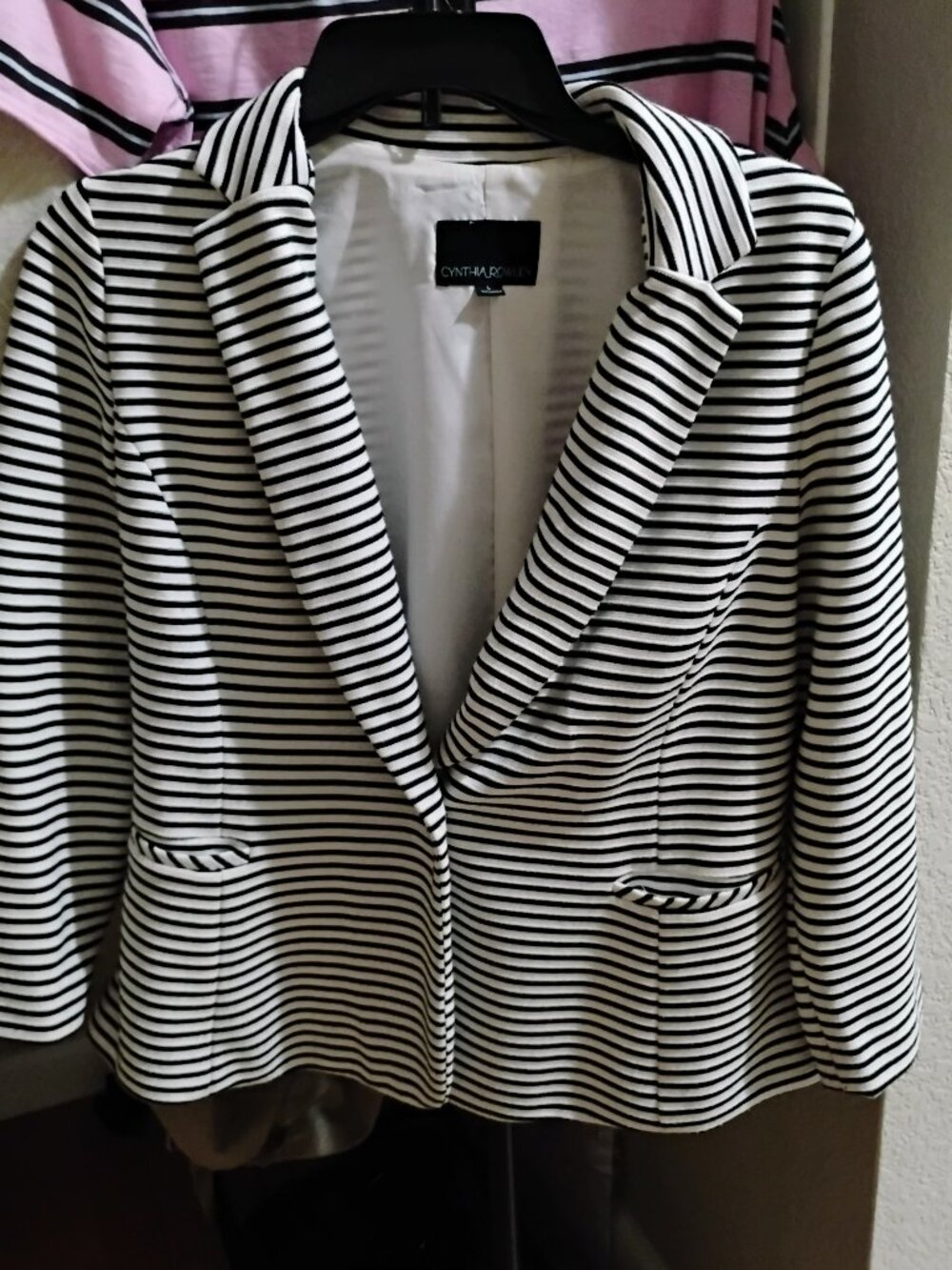 Cynthia Rowley Striped Blazer